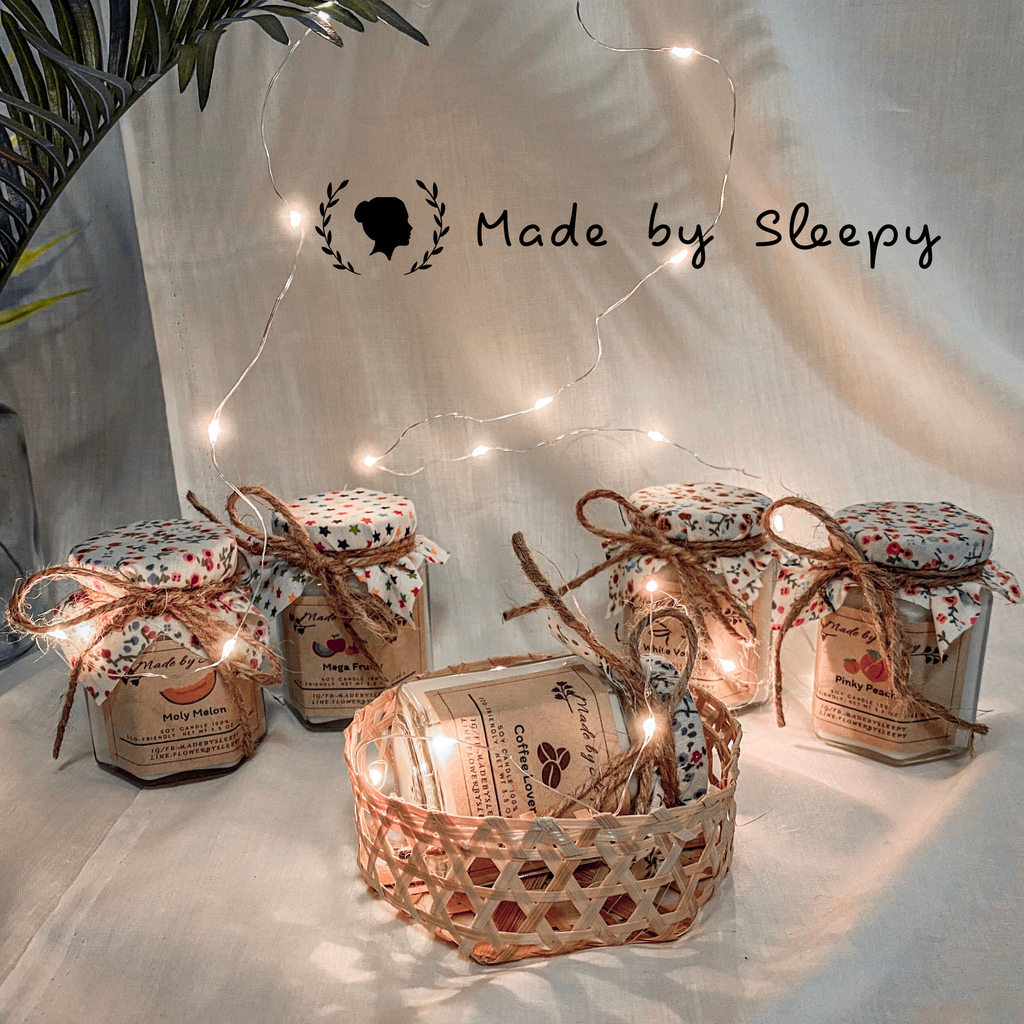 🧨มี 15 กลิ่นใหม่ เทียนหอมไขถั่วเหลือง Soy Candles 💢ใช้เวลาทำ 1-2 วัน Size M = 100ml.