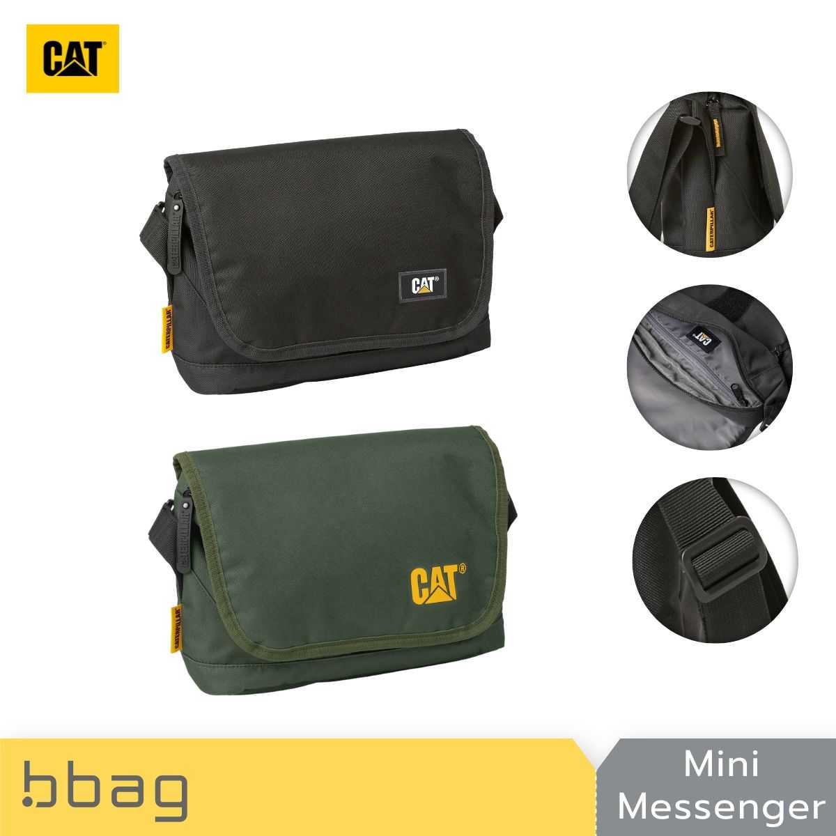 Caterpillar : กระเป๋ามินิ แมสเซนเจอร์ (Mini messenger) 84512
