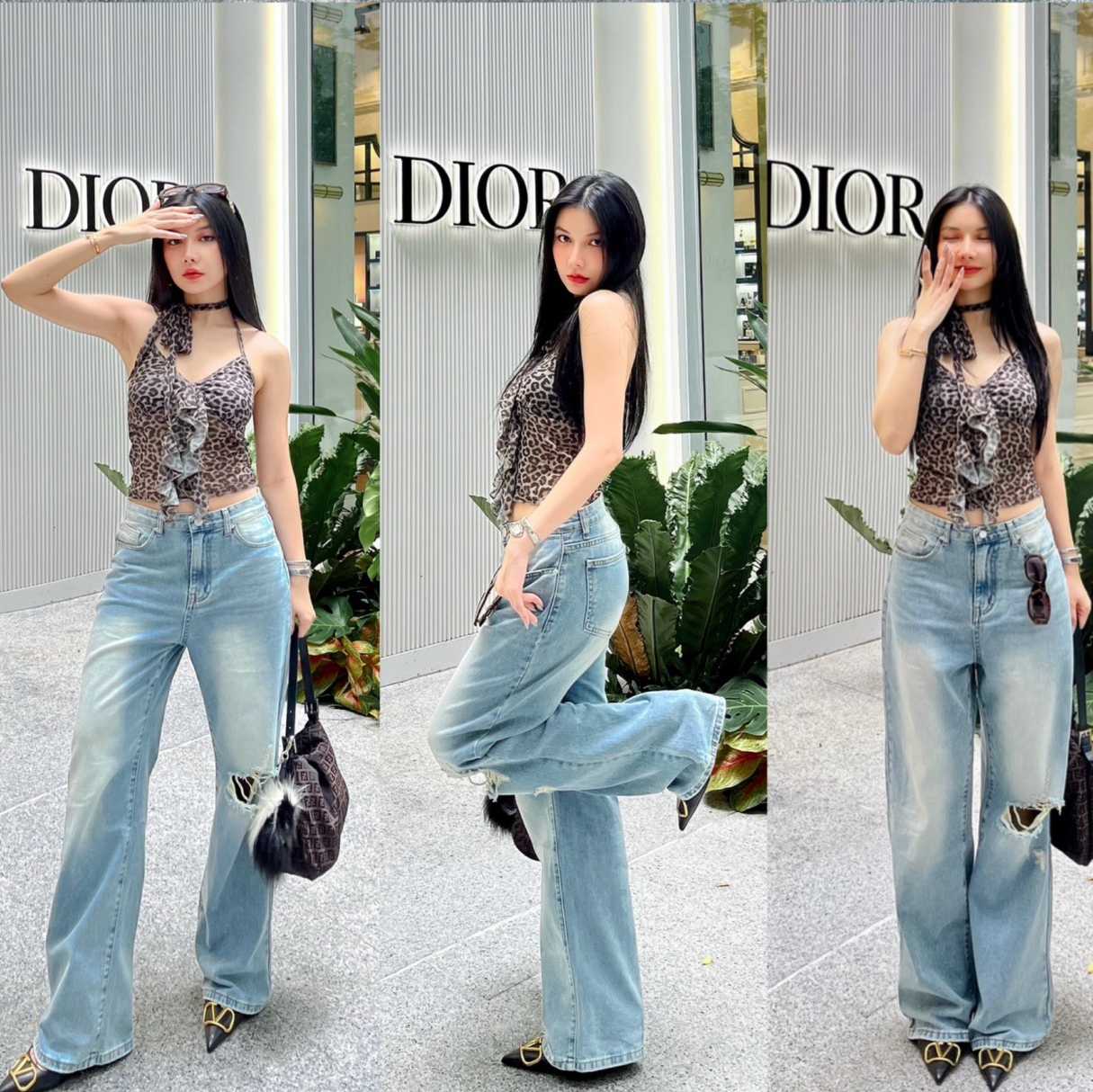 TLP0496 Adi High Waist Full Length Straight Jeans