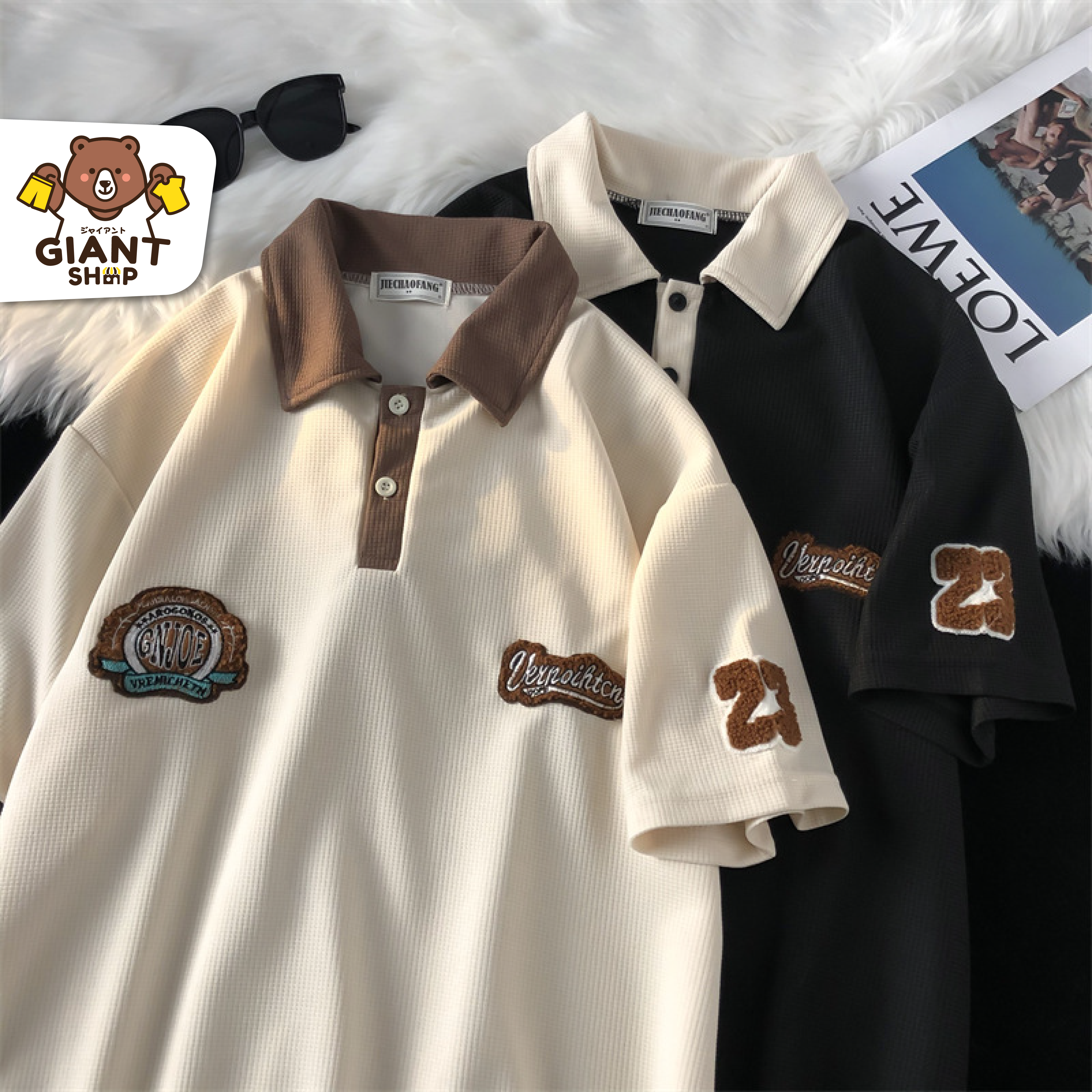 GIANTSHOP เสื้อโปโล 2 สี รุ่น GNJOE (C-316)