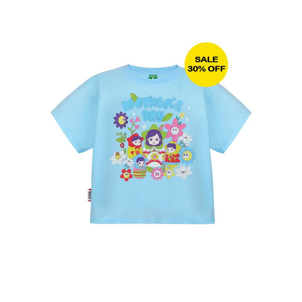(DROP 2) FULL LOVED WITH MOM TEE (KIDS)
