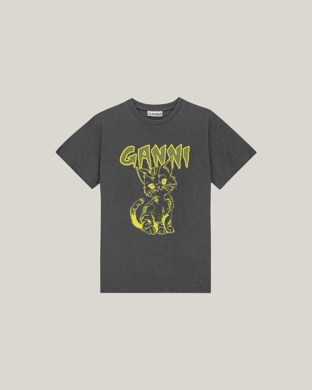 GANNI | Relaxed Cat T-Shirt