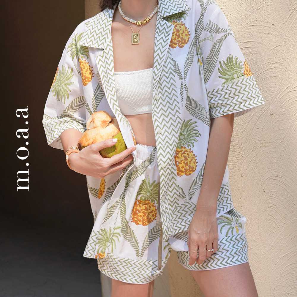 PINA COLADA SHIRT IN OLIVE