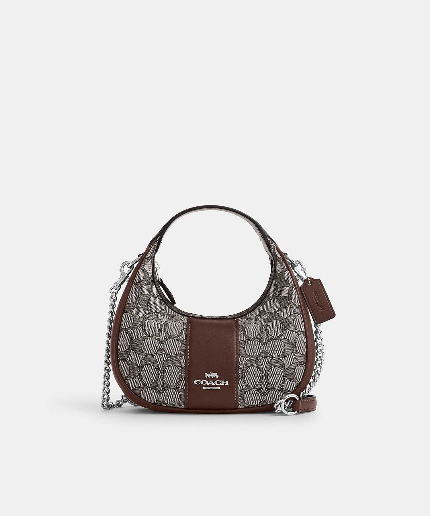 COACH CARMEN MINI CROSSBODY IN SIGNATURE JACQUARD CU984 SVS8S