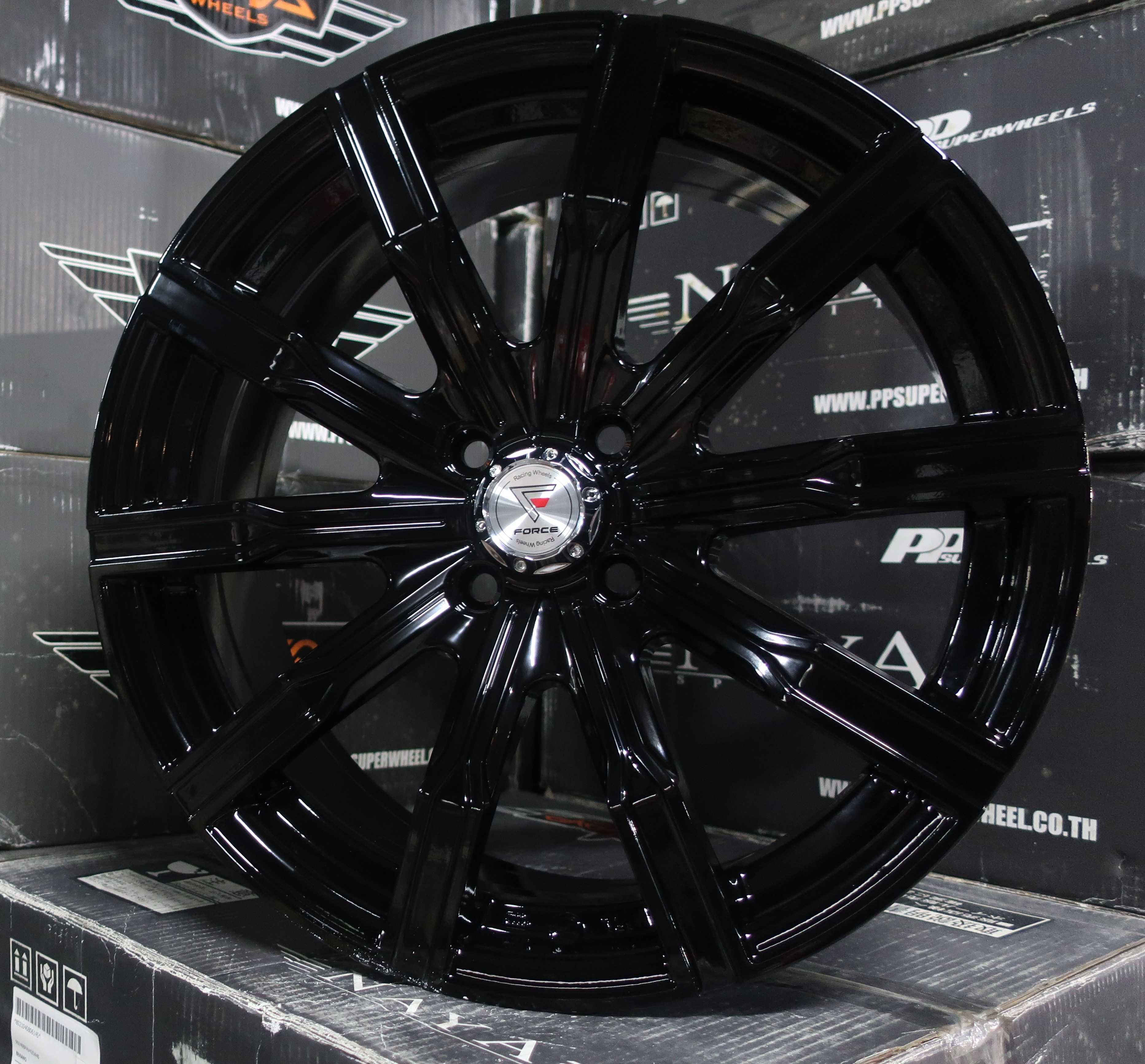 แม็กซ์ NEWYORK(3170) 17X7.5 4X100 ET40  DEEP-BLACK  (สีดำพิเศษ)Custom