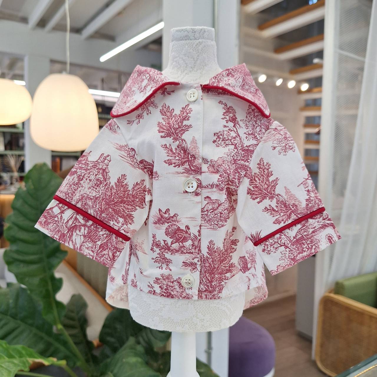 Le Seiji (M) French Pajama Red