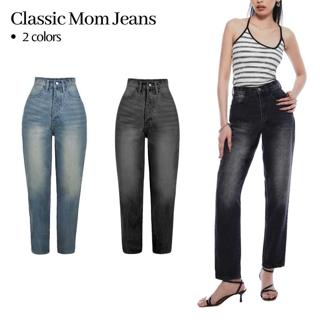 Merge Official - Classic Mom Jeans 2 Colors