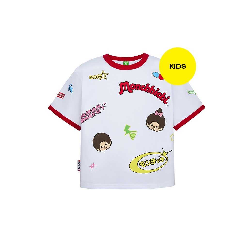 (DROP  3) MIXED-TYPO RINGER TEE (KIDS)