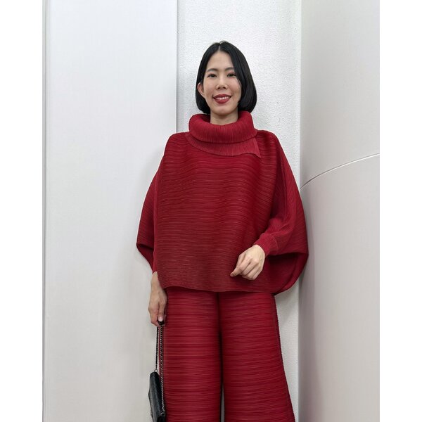 2MUAY รุ่น GT90190 เสื้ออัดพลีท FOLD OVER COLLAR NECK PLEATED TOP 17 สี FREE SIZE