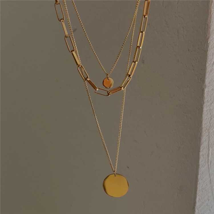 3 layers necklace (coins)
