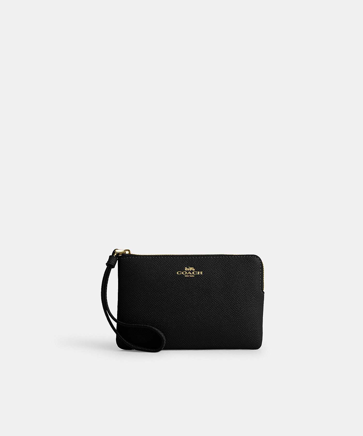 COACH CORNER ZIP WRISTLET CV396 IMBLK