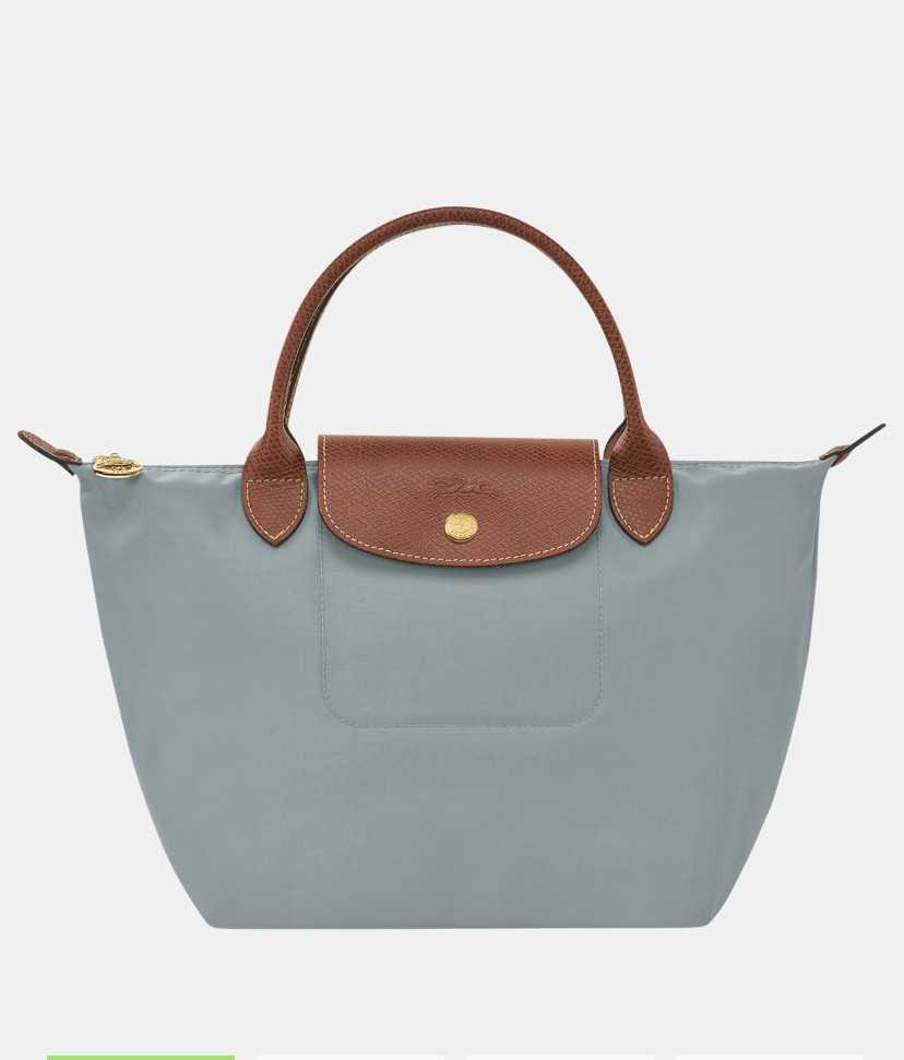 พร้อมส่ง - Longchamp Le pliage รุ่น Original ไซส์ S หูสั้น สีเทา