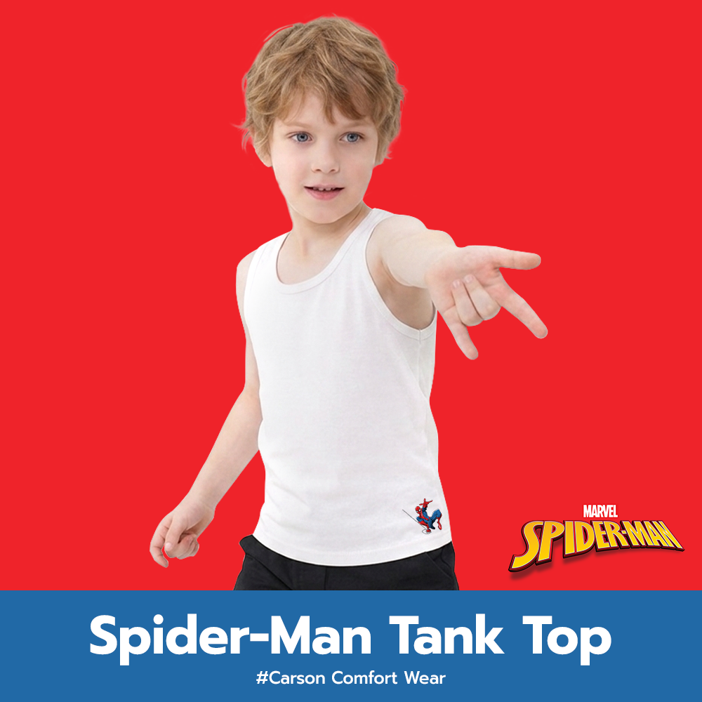 เสื้อกล้ามเด็กผู้ชาย Carson kids ลาย Spiderman แพ็ค 1 ตัว