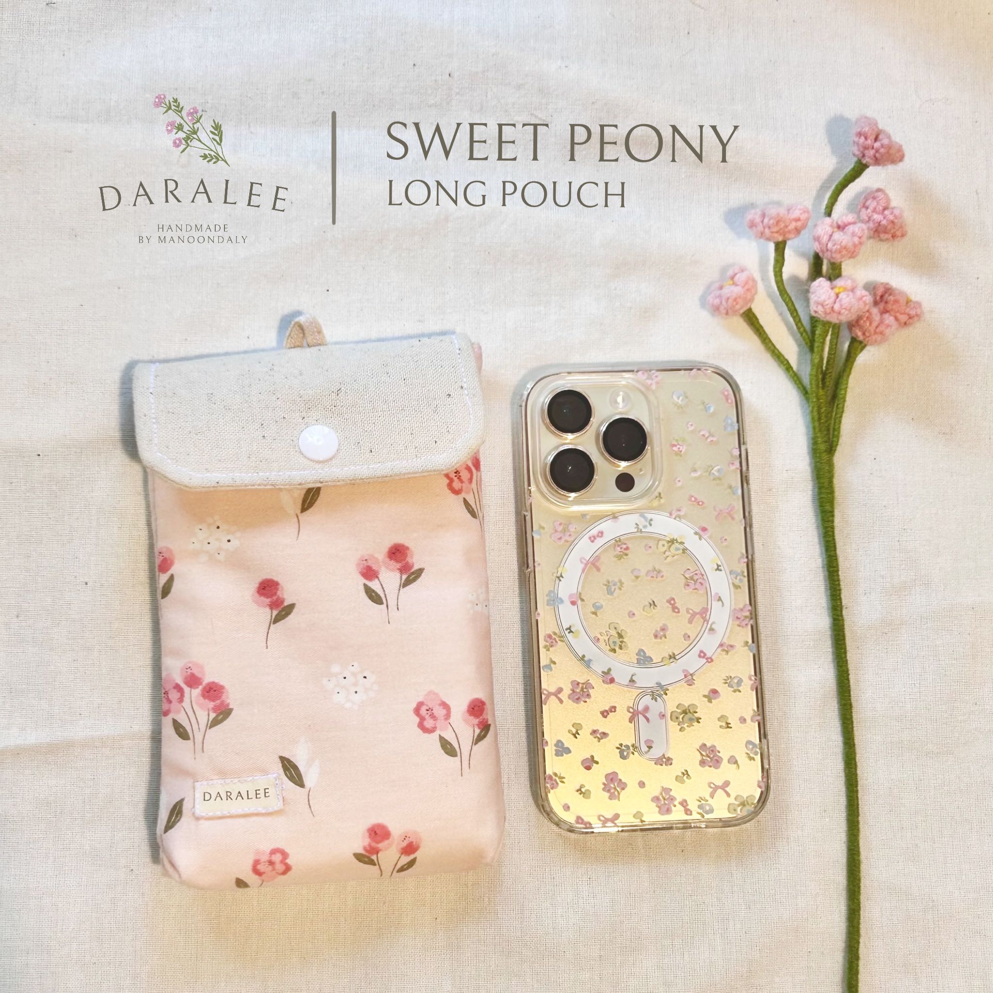 Long Pouch | Sweet Peony Collection