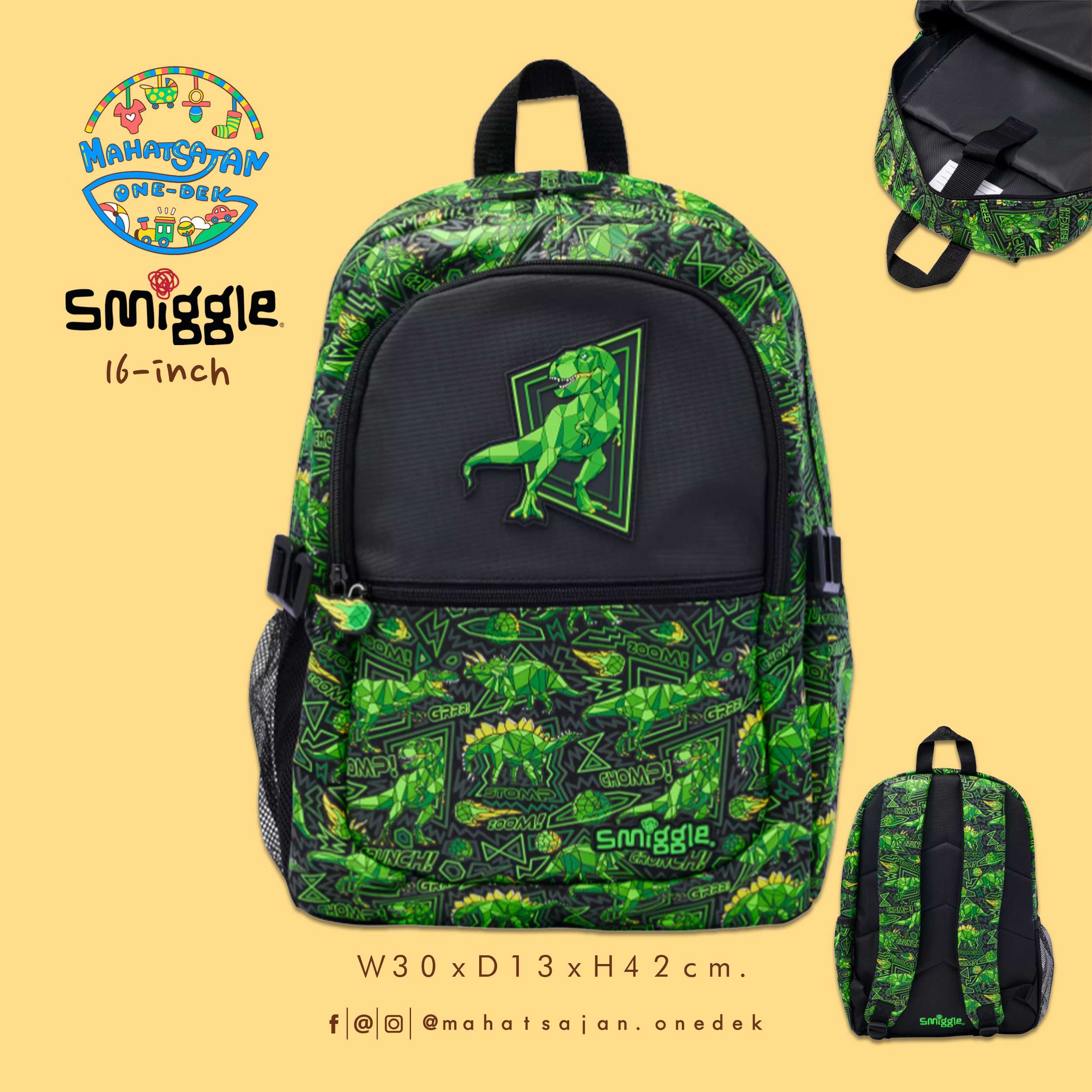 Wild Side Classic Attach Backpack 16’’  กระเป๋าเป้ 16 นิ้ว