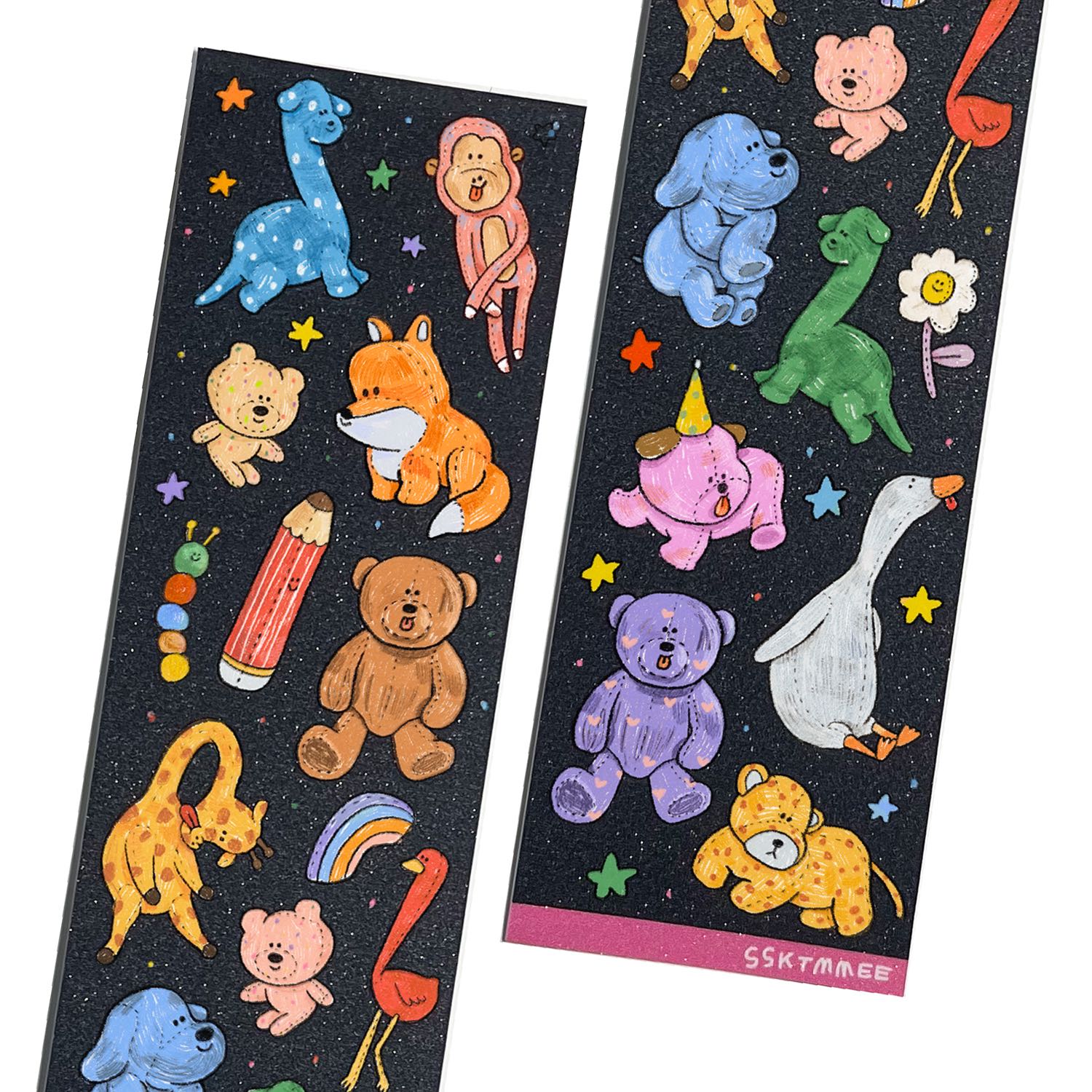 glitter sticker - doll