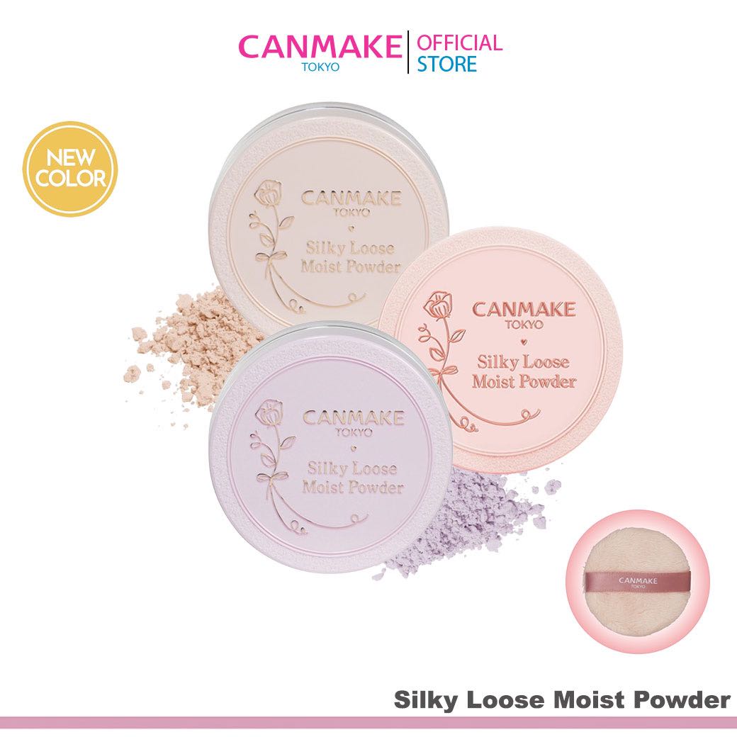 CANMAKE Silky Loose Moist Powder แป้งฝุ่นเนื้อเนียนละเอียด