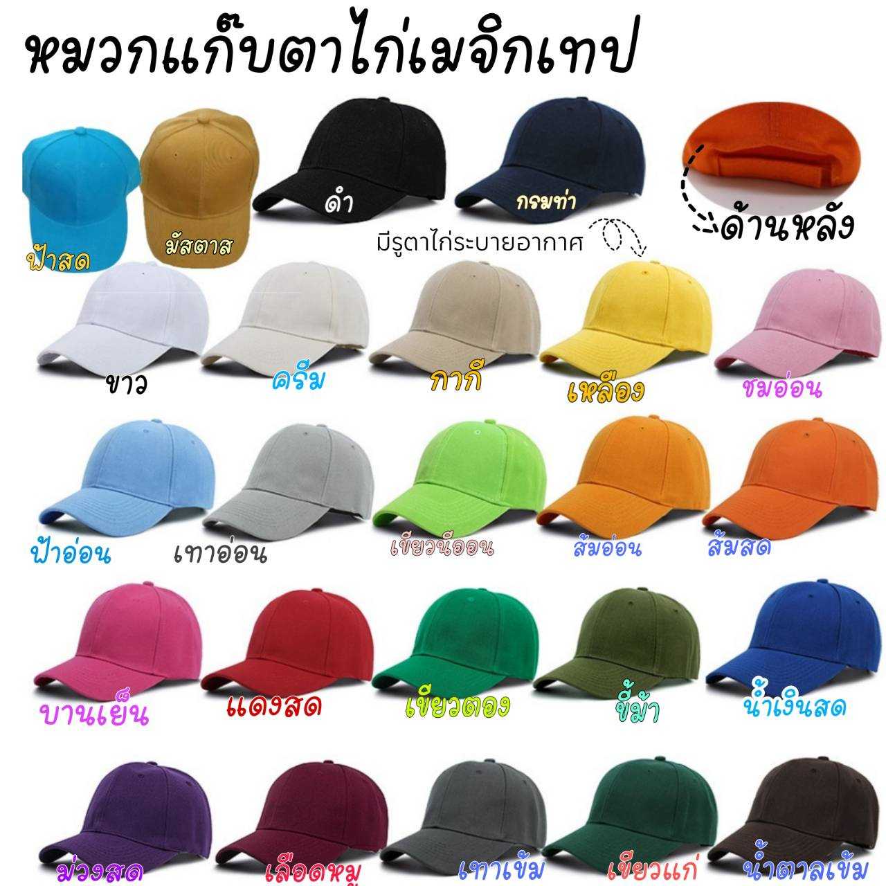 หมวกแกปตาไก่เมจิกเทป หน้า 2