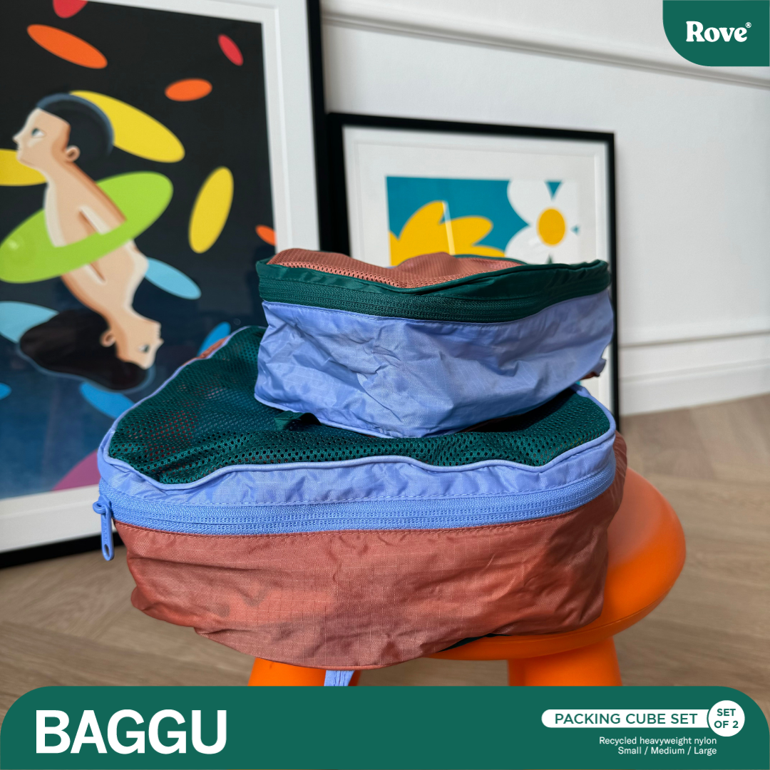 BAGGU Storage Cube Set - Mesh Canyon