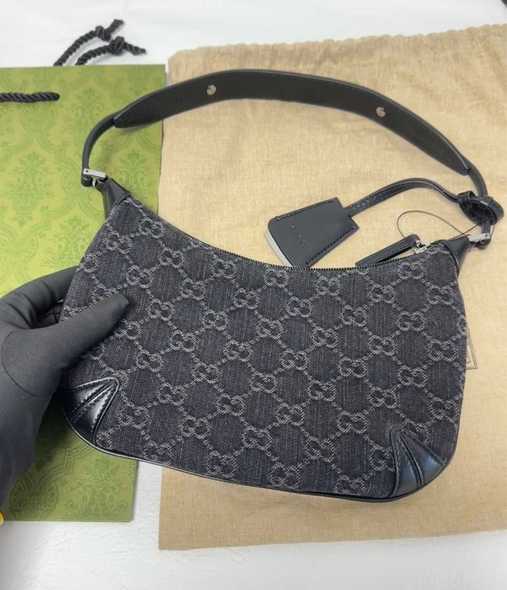 New Gucci horsebit slim shoulder bag