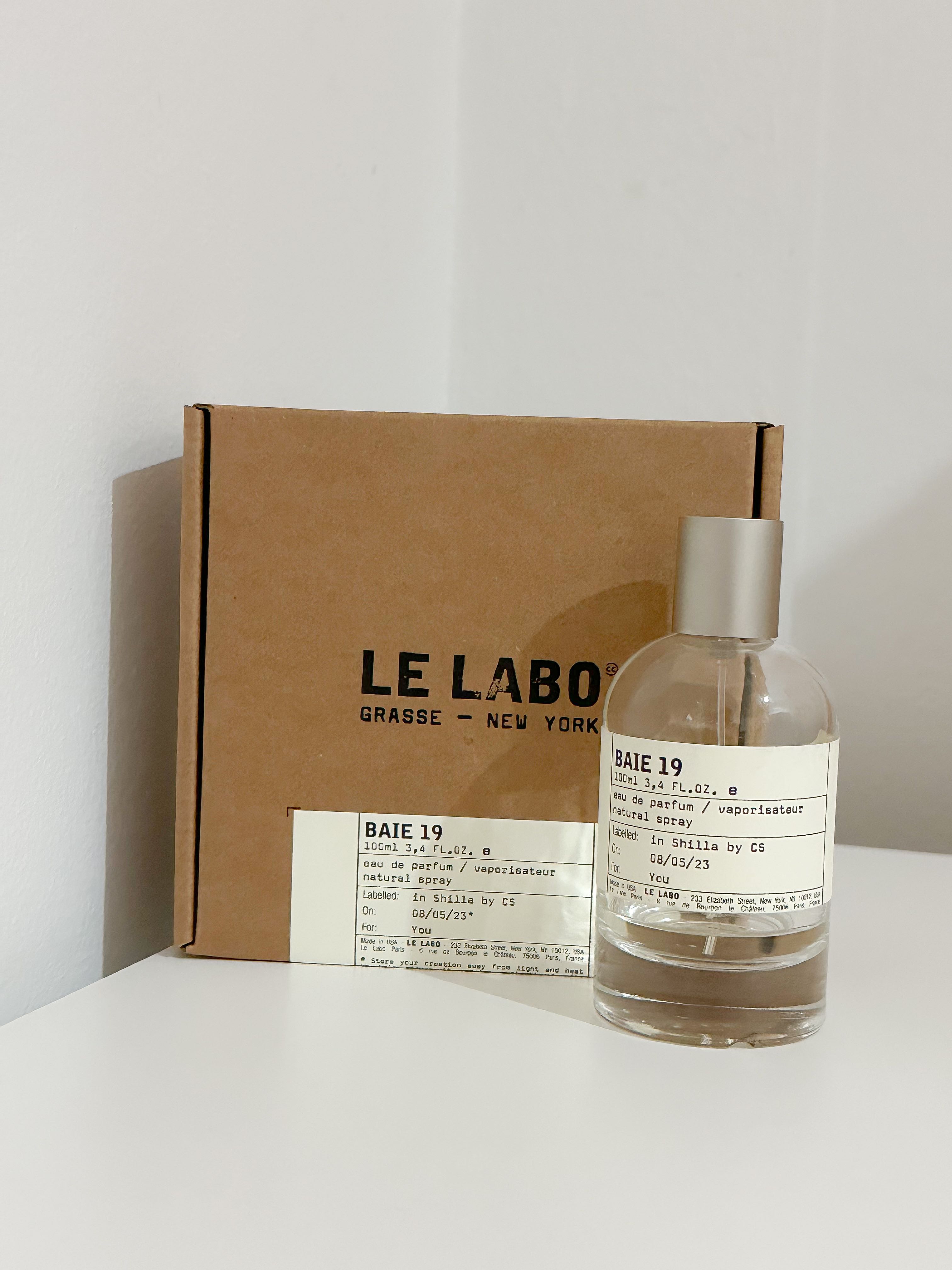น้ำหอมติดขวด Le Labo Baie 19 เหลือ 9 ml