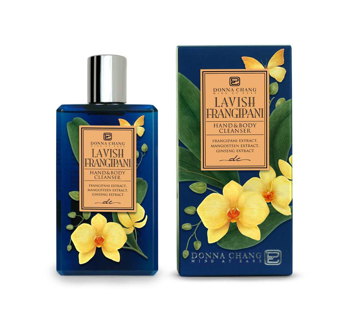 LAVISH FRANGIPANI BODY HAND & BODY CLEANSER 250 ML.