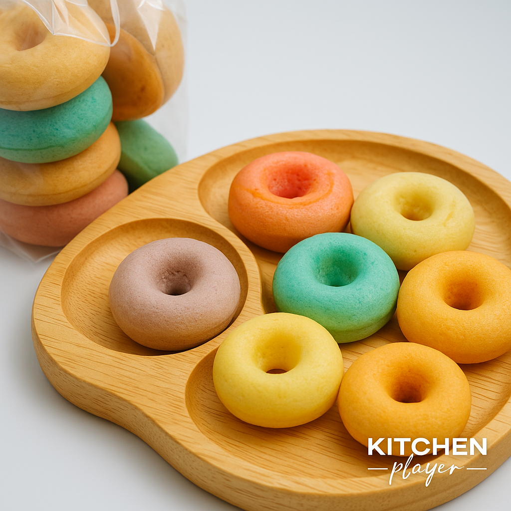 โดนัทเรนโบว์  Top8Free#Gluten Free#Vegan
