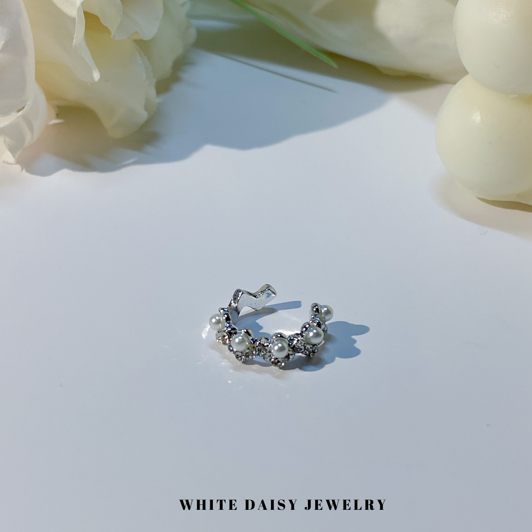 🔥 New Collection🔥 ต่างหูแบบเกี่ยว Ear Cuff ต่างหูแฟชั่น #WD136