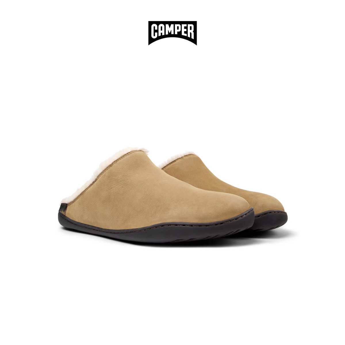CAMPER รองเท้าแตะ ผู้ชาย รุ่น Peu Cami สีน้ำตาล ( SAN -  K100755-004 )