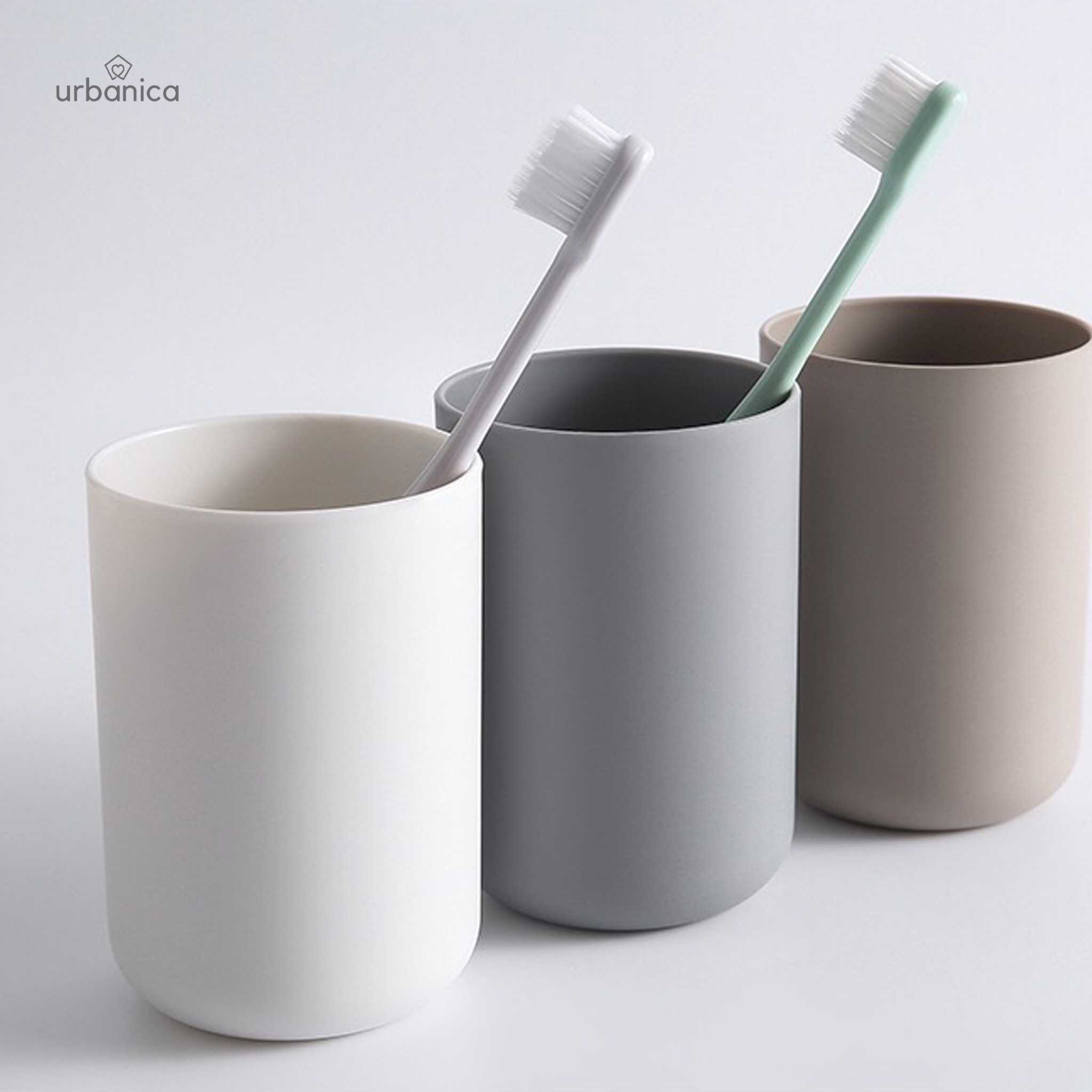 Urbanica แก้วน้ำสำหรับแปรงฟัน แก้วบ้วนปาก แก้วใช้ในห้องน้ำ ขนาด 300 ml รุ่น Basic