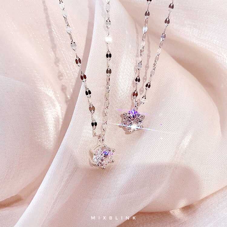 สร้อยคอ Diamond - ส่งฟรี EMS ( เงินแท้ 92.5% )