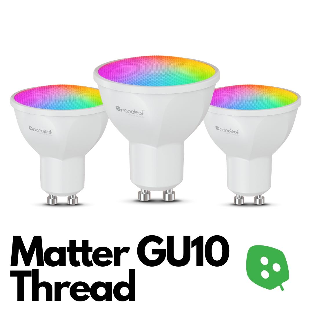 Matter Thread GU10 Smart Bulbs (3 Pack)