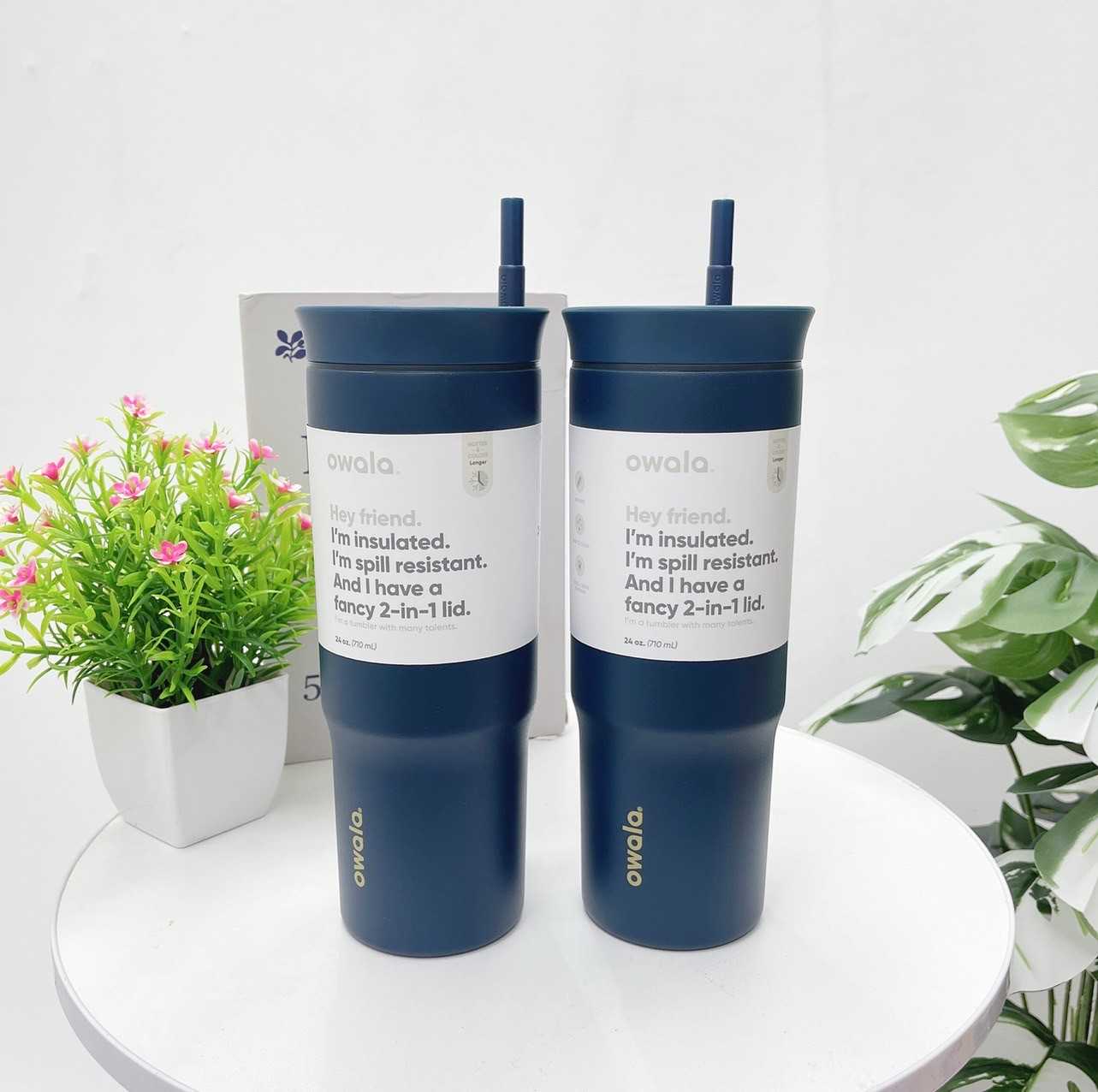 Owala Tumbler 24oz (Winter Night)