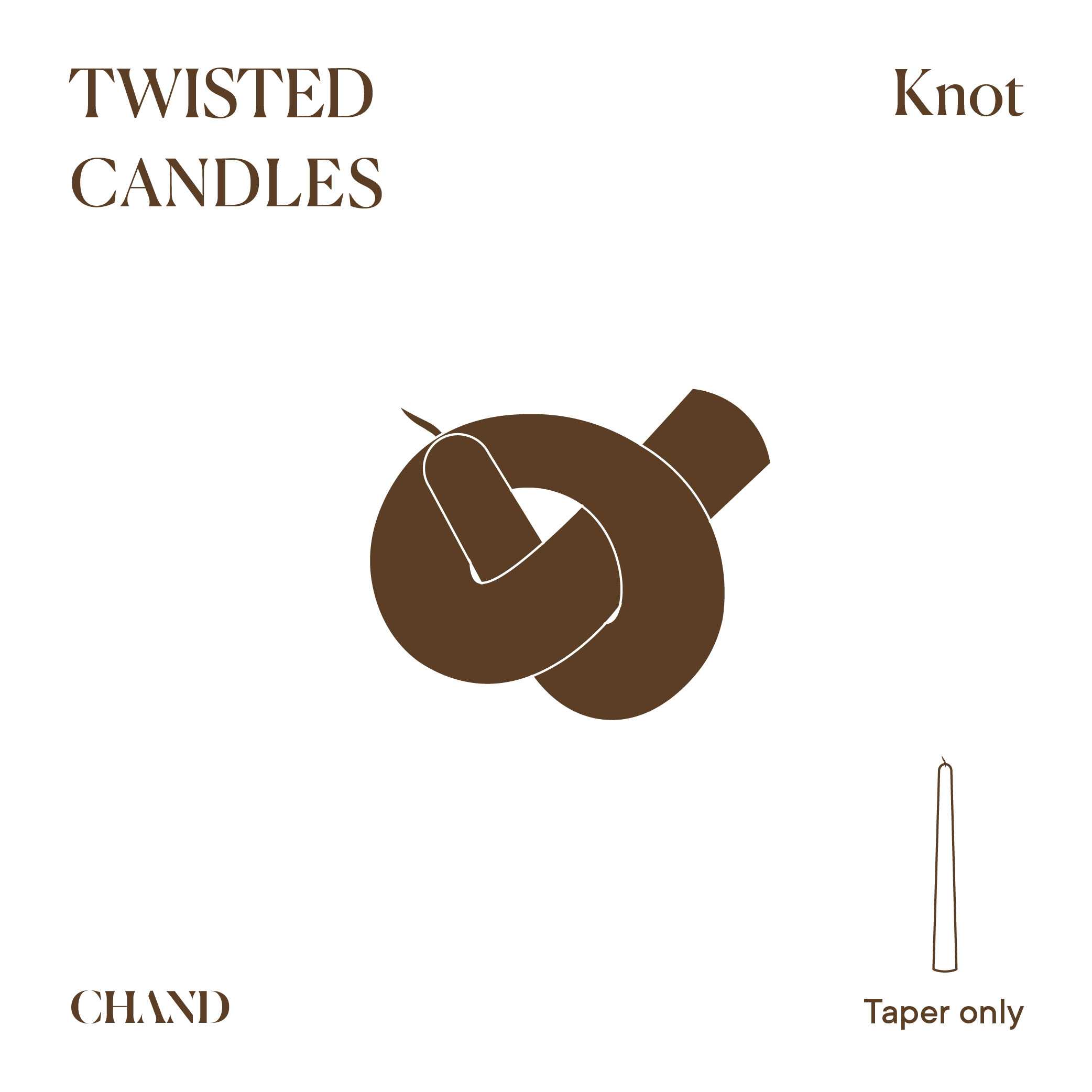Twisted Candle - Knot
