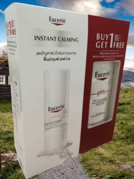 Eucerin Instant Calming Moisturizer 50 mlลด 50% Euc Ph5 Wash Lotion Perfume Free 400 ml