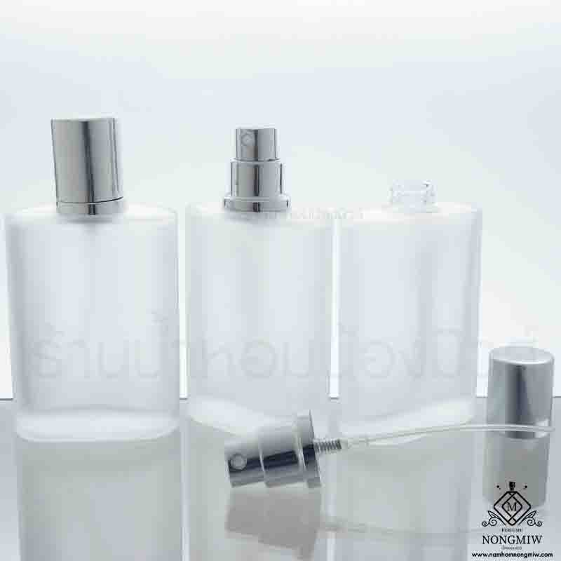 ขวดจีโอ้ 50ml ฝาเงิน