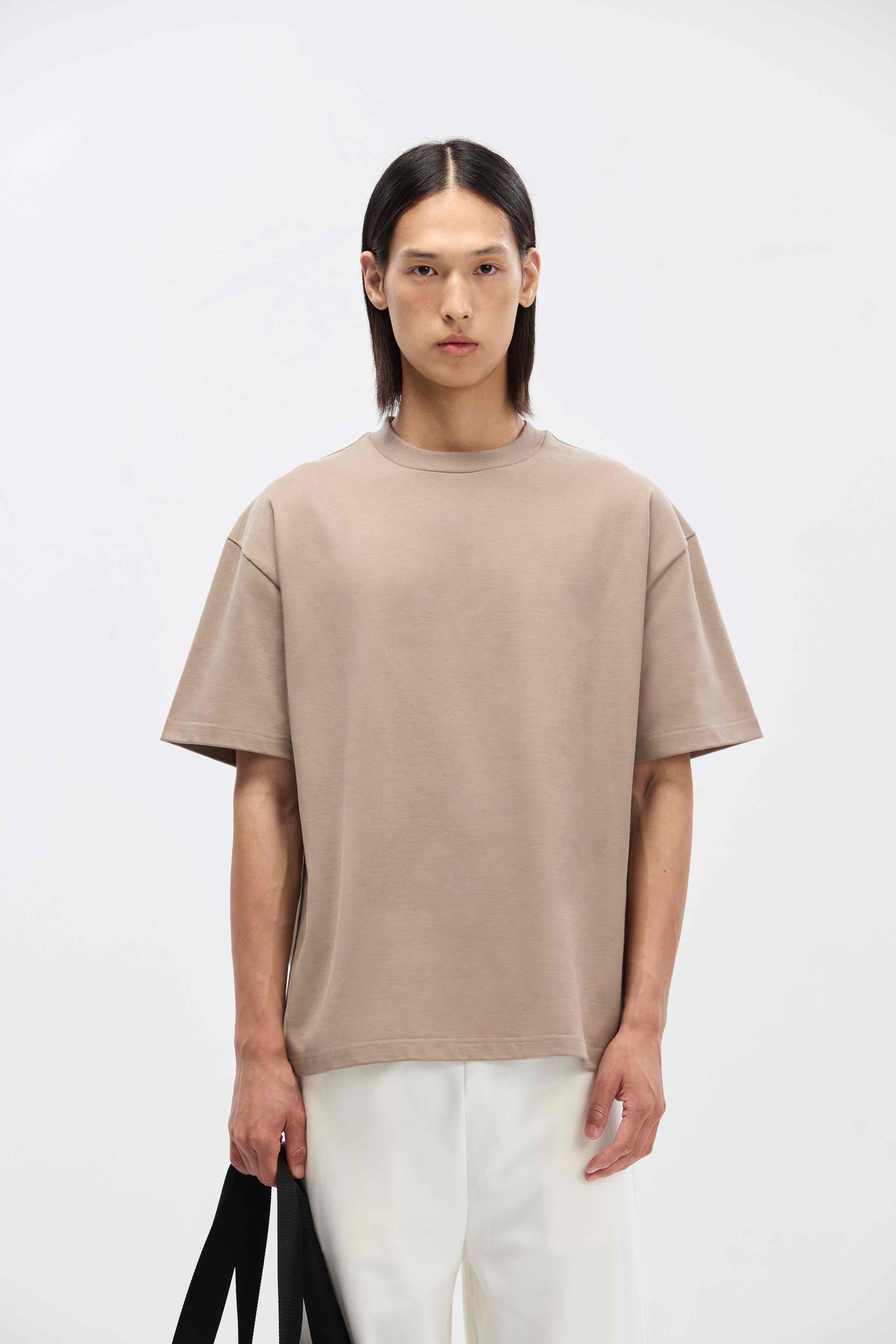 Elan Oversized T-Shirt in Clay