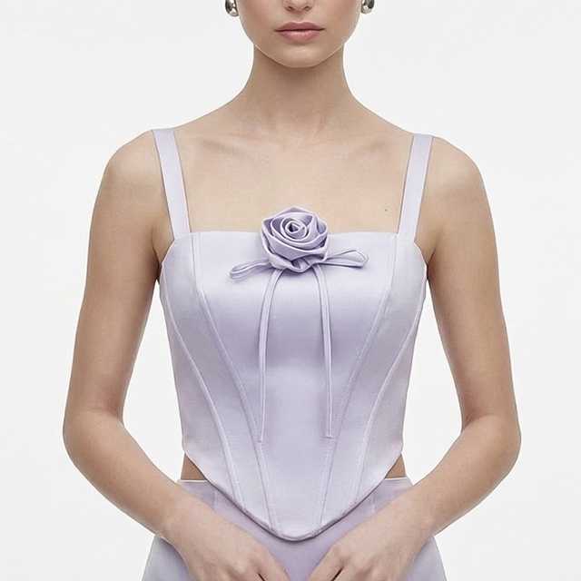 SS25 | SATIN CORSET TOP