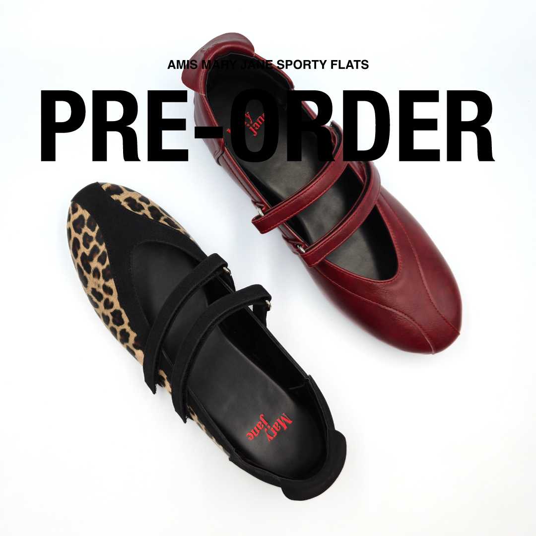 [PRE-ORDER] 2 NEW COLORS - AMIS MARY JANE SPORTY FLATS