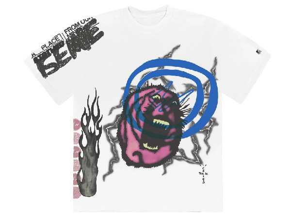 Travis Scott Cactus Jack x Fragment Sunrise Tee (WHITE)