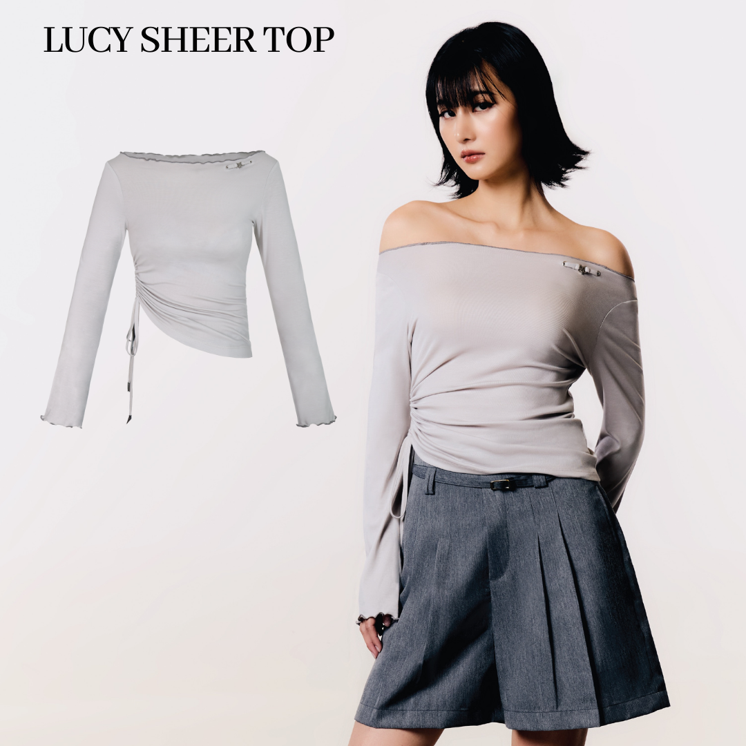 Merge Official - Lucy Sheer Top (พร้อมส่ง)