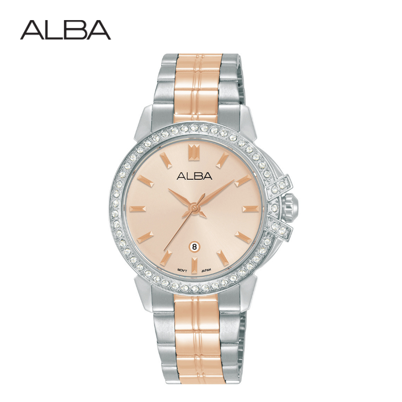 ALBA นาฬิกาข้อมือผู้หญิง Signa Quartz รุ่น AH7CX1X ขนาด 34 mm.