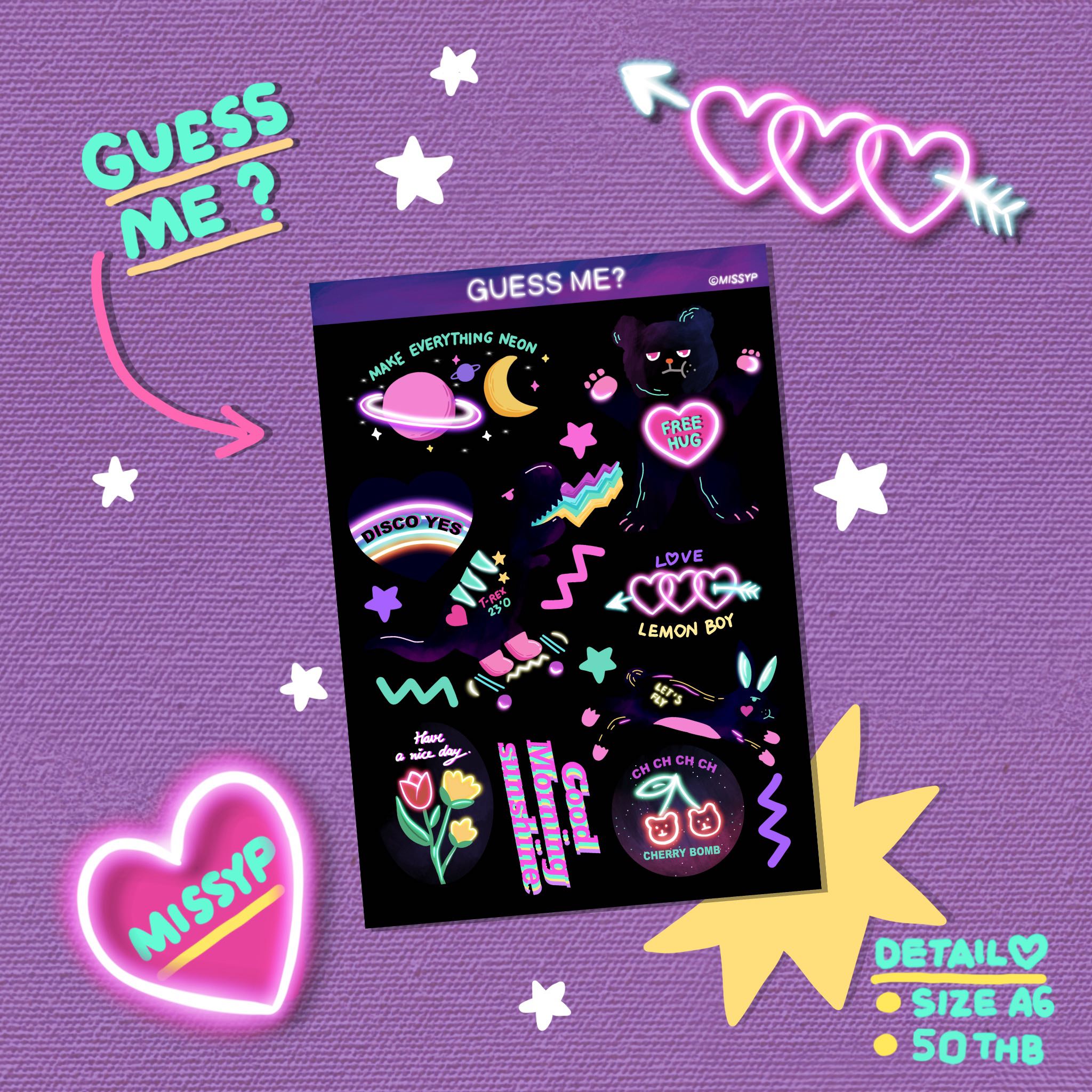 STICKER GUESS ME