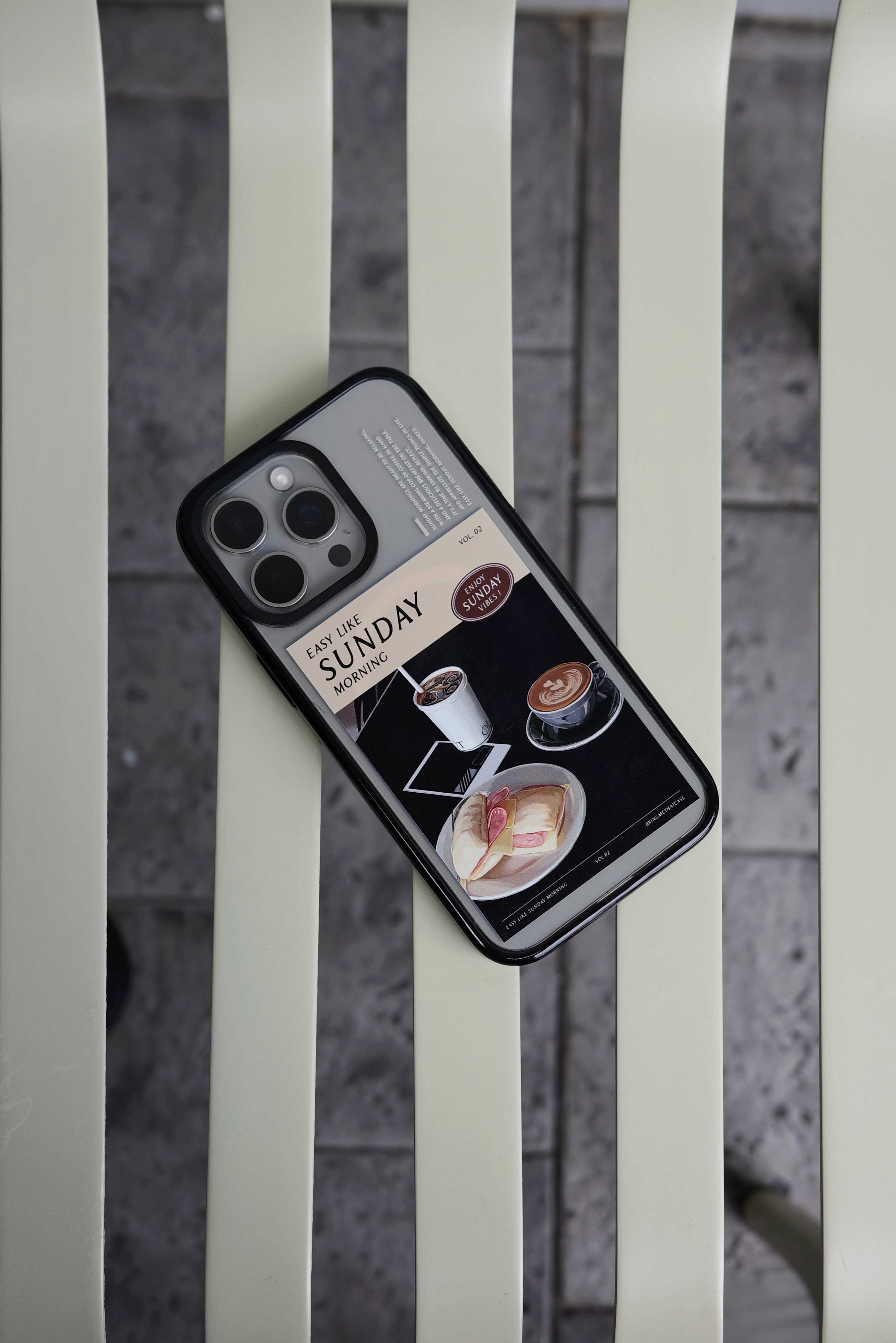 [ขอบดำ MAGSAFE IMPACT BUMPER] Easy like Sunday Morning [ส่งฟรี]