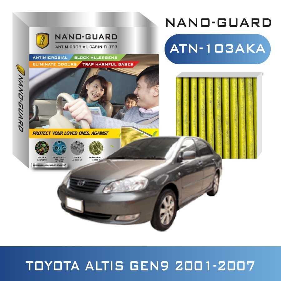 กรองแอร์ ARCTIC NANO-GUARD FILTER Toyota Altis Gen9 2001-2007  ATN-22010KA