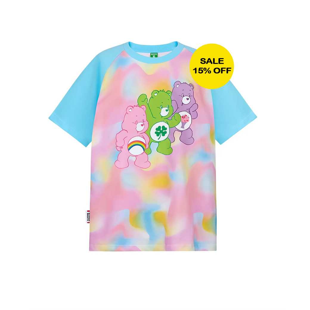 MILKY BEAR PLANET RAGLAN TEE (ADULTS)
