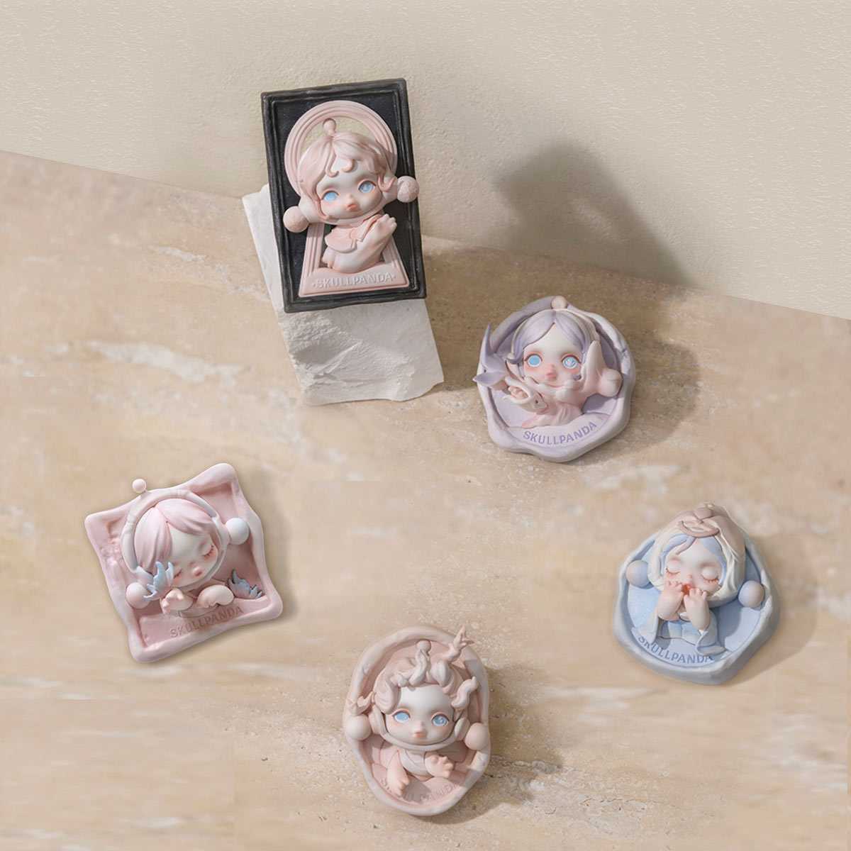 กล่องสุ่มใหม่ SKULLPANDA The Paradox Series Fridge Magnet POPMART ของแท้ พร้อมส่ง