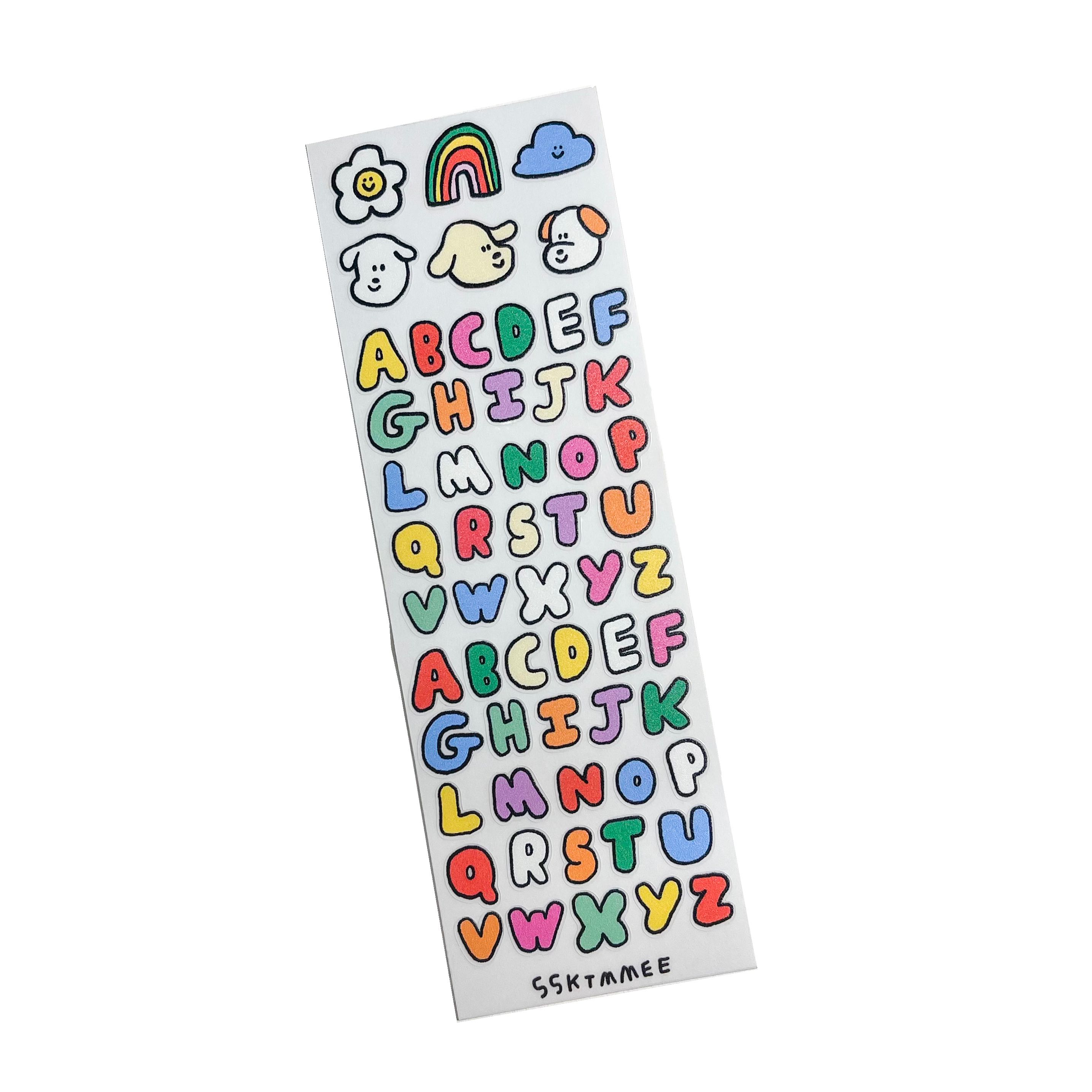 tiny sticker - mini a-z