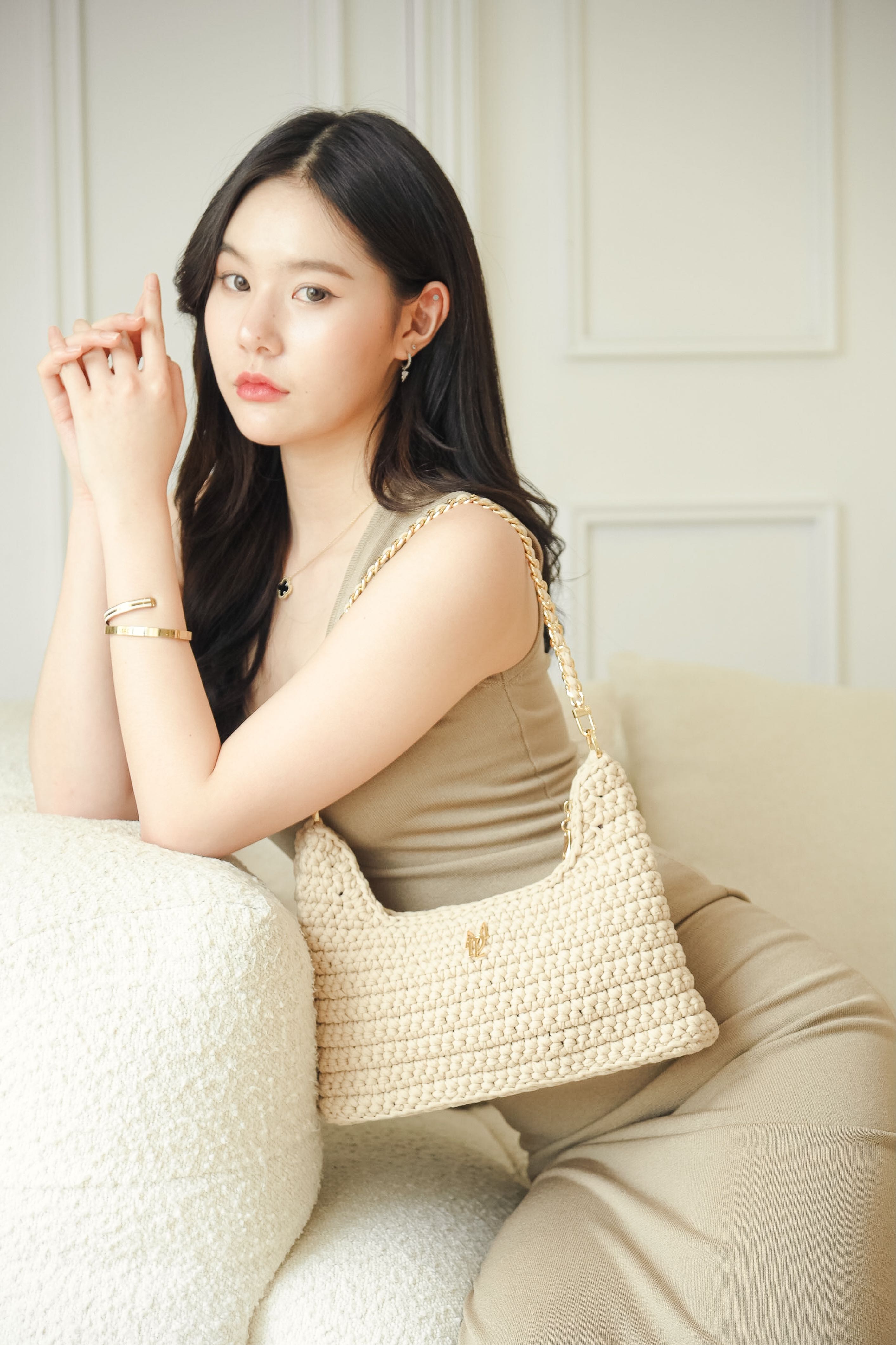 EMMA Bag | CLASSIC COLLECTION กระเป๋าถักมือจากไหมผ้าคอตตอน 100%