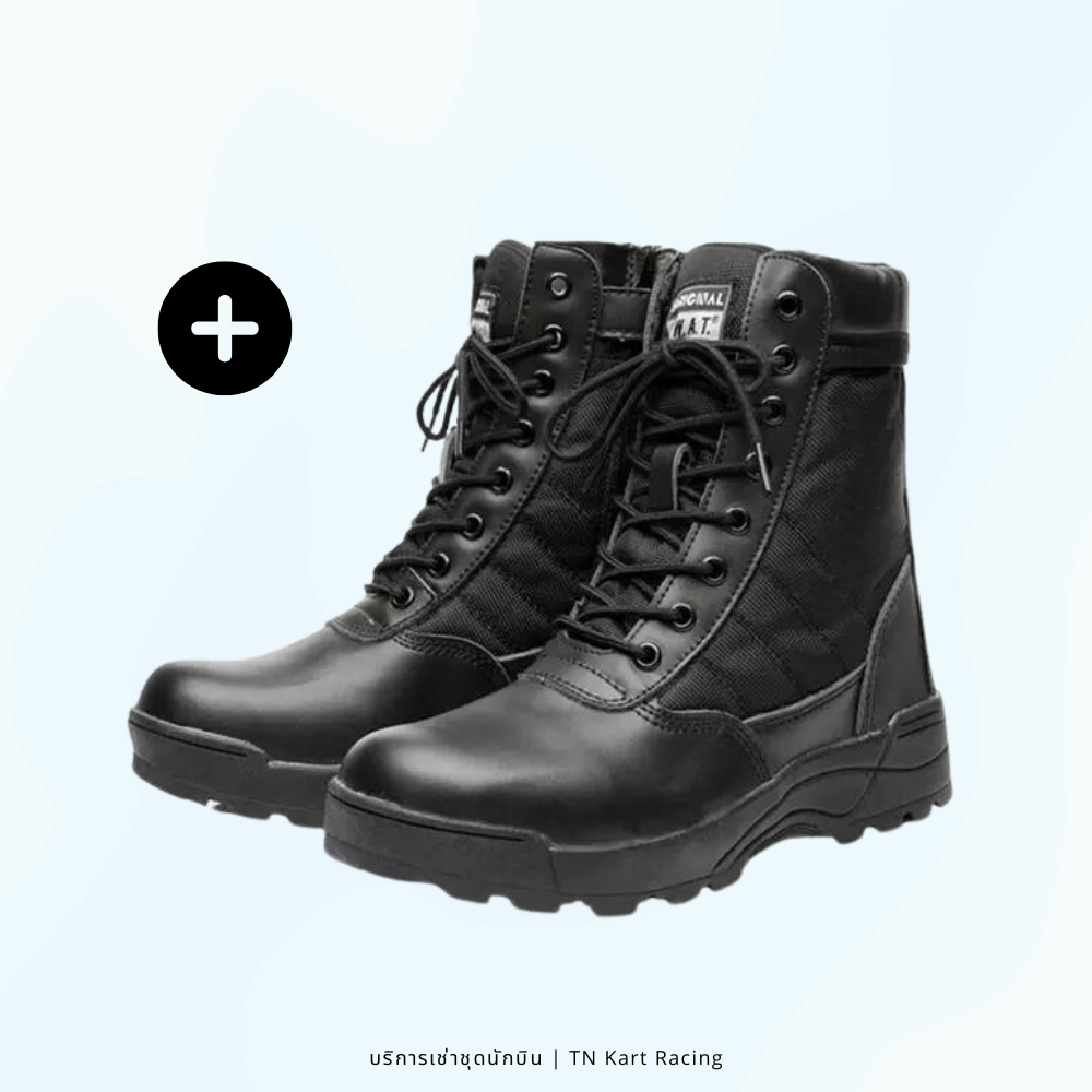 รองเท้า Combat สีดำ